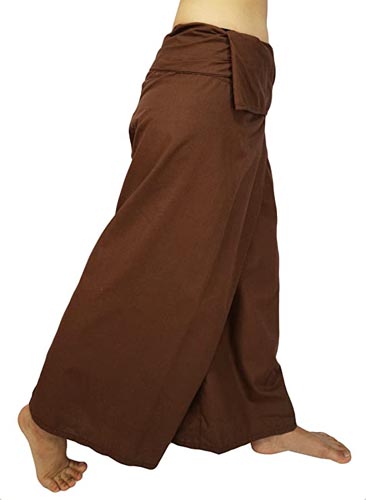 Lovely Creations Jumbo Size Man Women Thai Fisherman Wrap Pants Toray Wild Leg Baggy Yoga Casual Trousers Waist