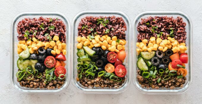 Flat Lay Photography of Three Tray of Foods