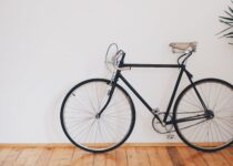 Black Fixed-gear Bike Beside Wall