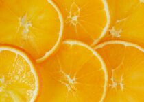 Slices of fresh ripe orange